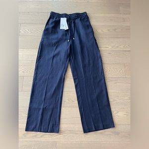 Zara pant linen new blue navy
